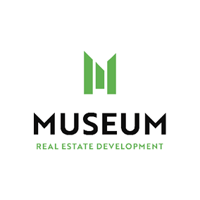 Museum real estate development logo